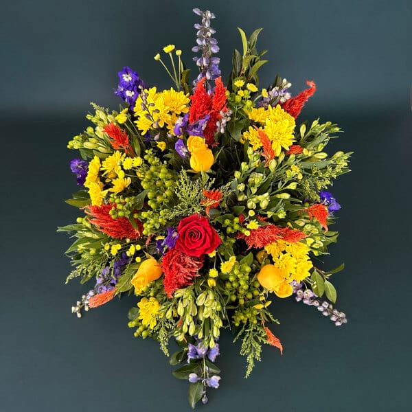 3) Medium | Bright with custom flower choices