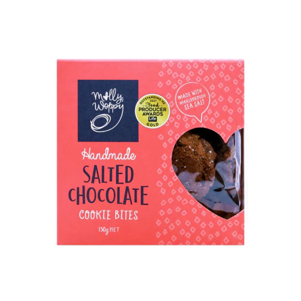Molly Woppy Salted Chocolate Cookie Bites