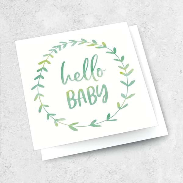 Hello Baby Green Card