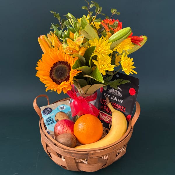Fruit & Flowers Basket