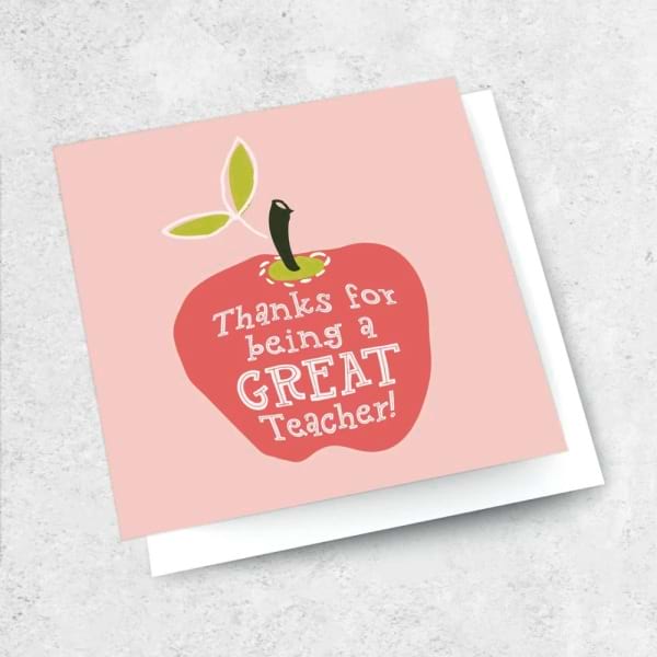 Thank You Teacher Card